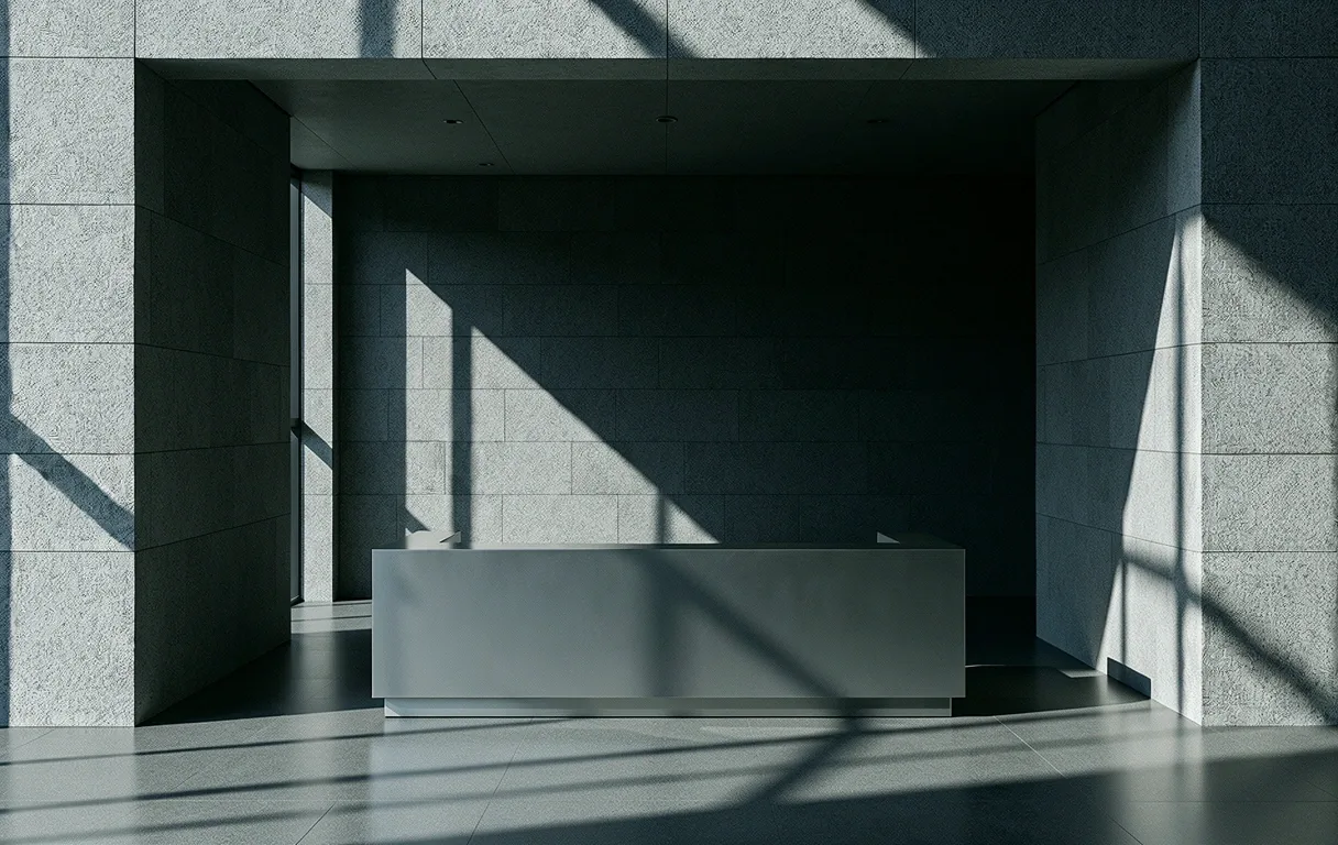 Minimalist architectural space reflecting semantic clarity