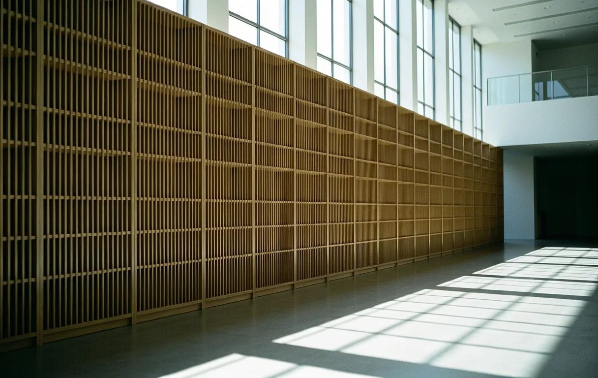 Architectural precision representing linguistic structure